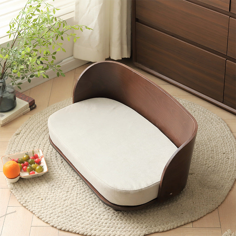 Removable and washable winter pet bed for small dogs