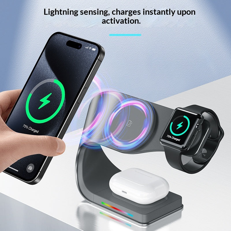 15W Chargeur sans fil magnétique de charge ultrarapide