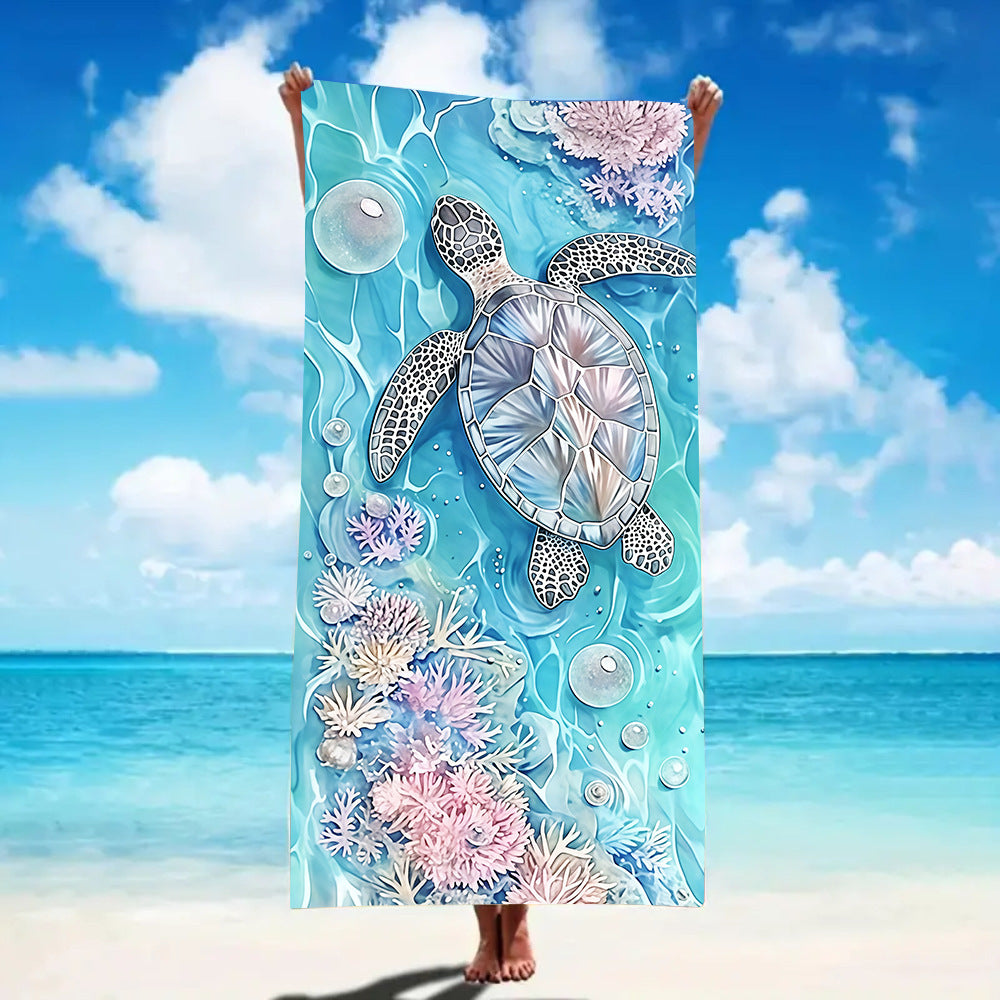Serviette de plage en microfibre à séchage rapide