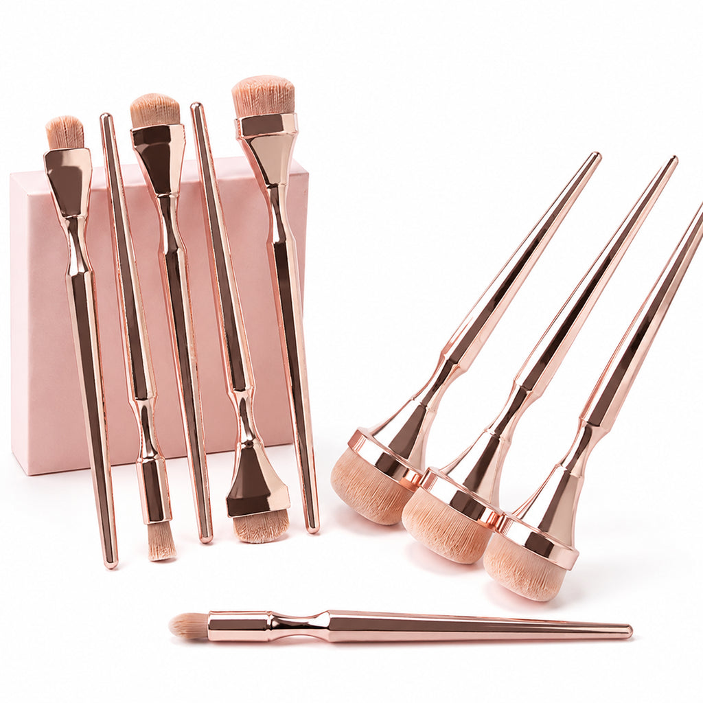 Set de brosse de maquillage multifonctionnelle - Fondation