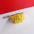 Bague pour hommes carrés