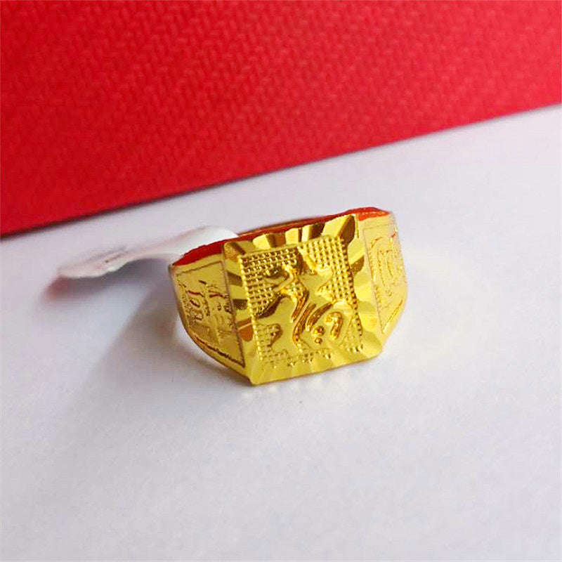 Bague pour hommes carrés