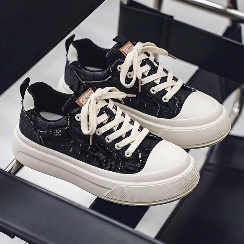 Chaussures de Patinage en Toile Bas-Top pour Homme