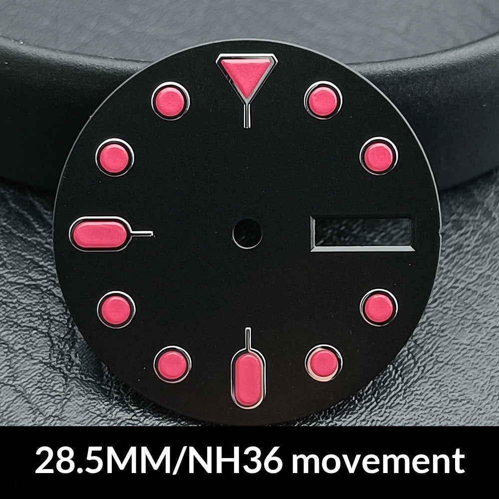Cadran lumineux compatible avec le mouvement NH36A