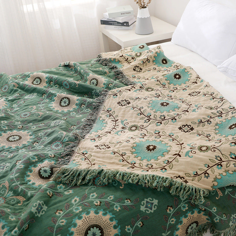 Coton Fil Sofa Cover Serviette multifonctionnel Nordic Simple
