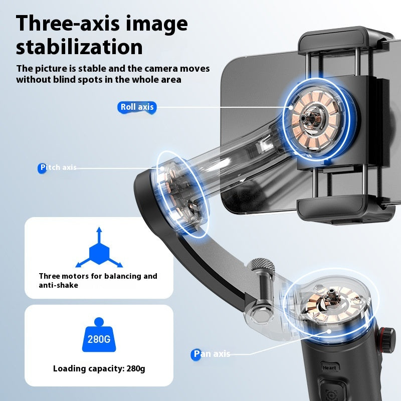Tripode de stabilisation de la tête à trois axes intelligent AI