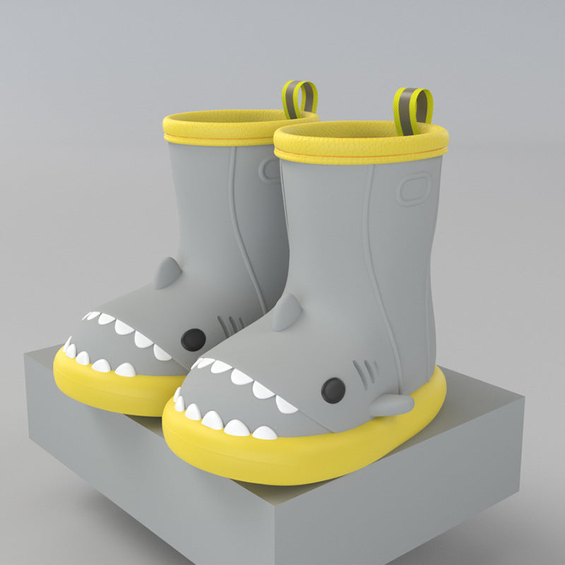 Chaussures de requin Bottes de pluie pour enfants