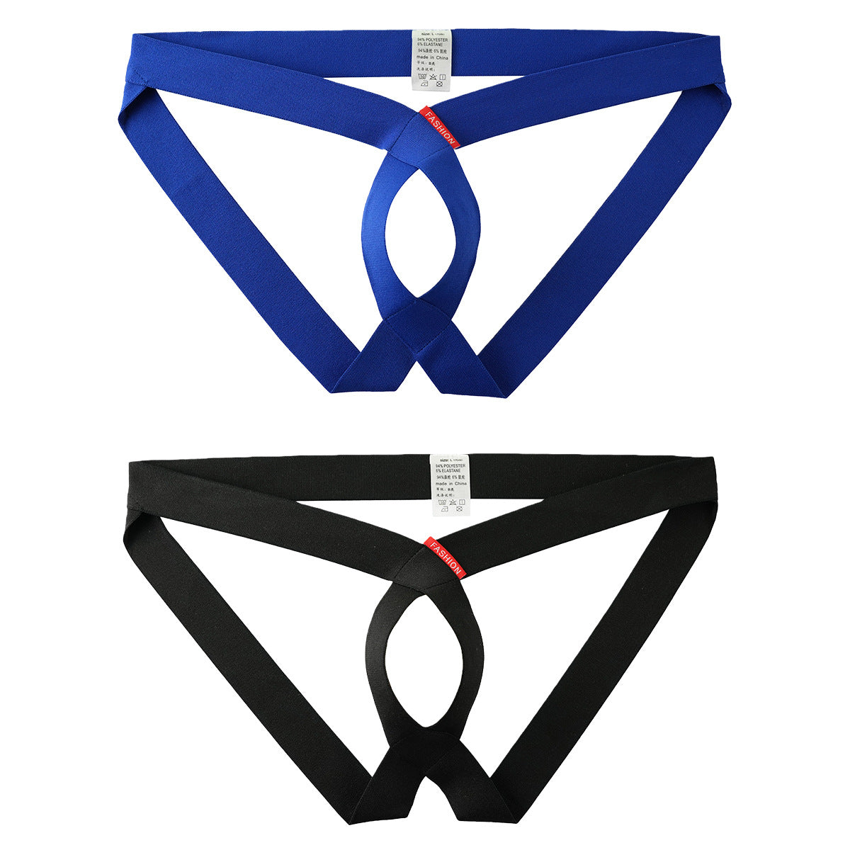 Hommes Sexy Hollowed-out slips personnalisés Stylish T-back Thongs élégants pour un bold moderne