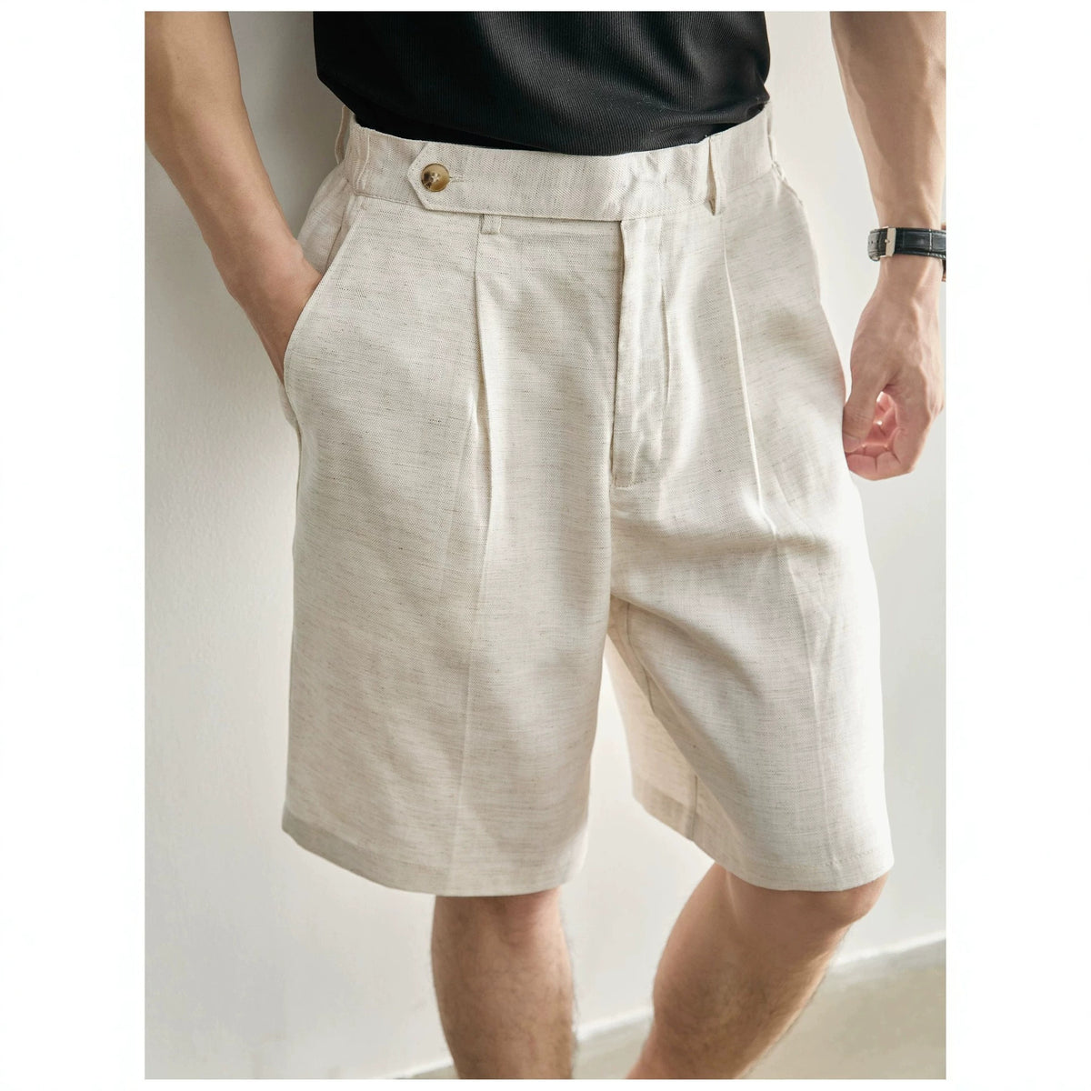 Short homme simple confortable et respirant