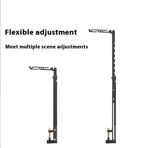 Support de lampe réglable multipaires en acier inoxydable