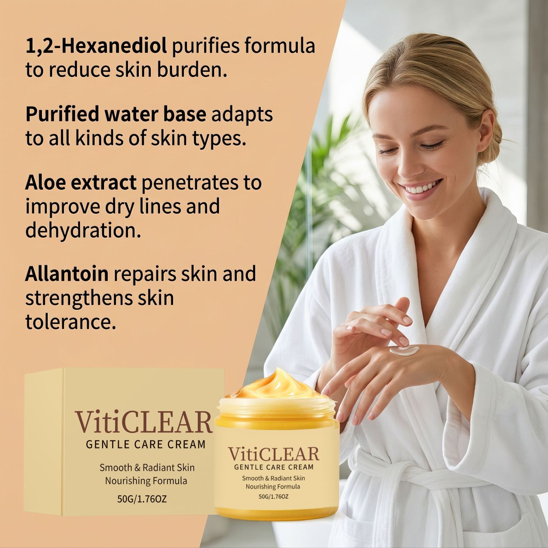 Crème hydratante pour le visage et le corps