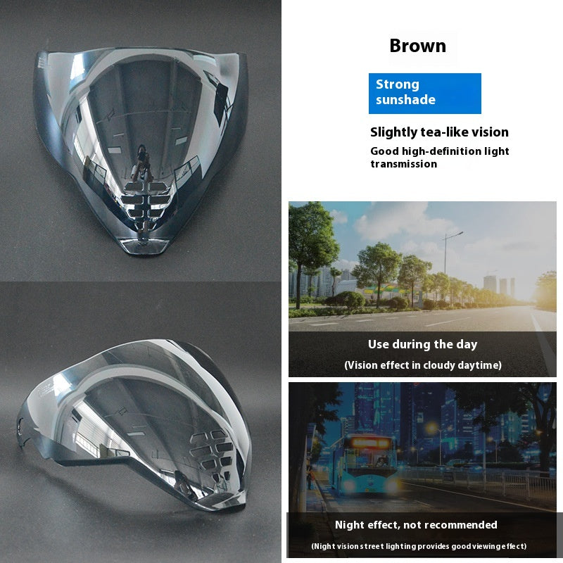 Convient pour Icon Ghost Casque Airflite moto pièces Jour et nuit Universal El