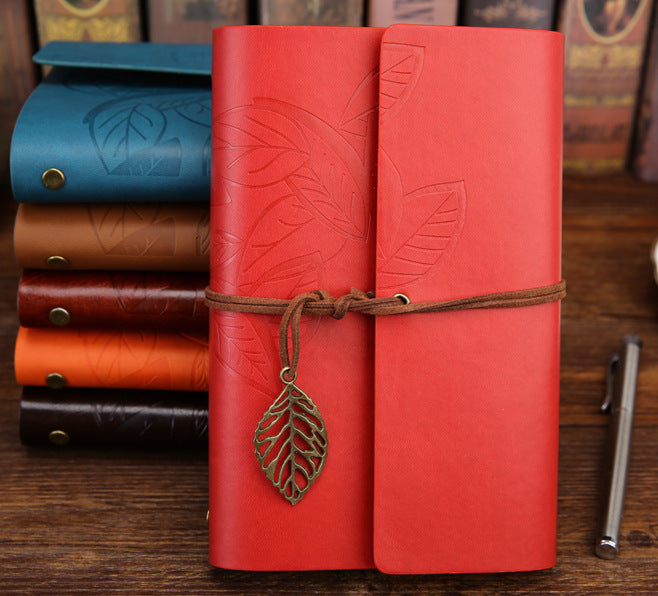 Carnet de notes pour feuilles vintage