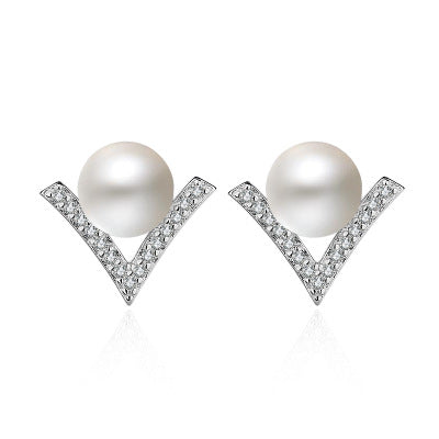 Boucles d'oreilles triangle en forme de V