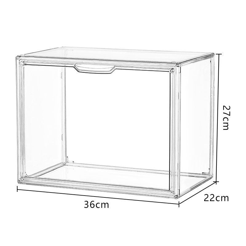 Boîte de rangement transparente antipoussière en acrylique à haute transparence