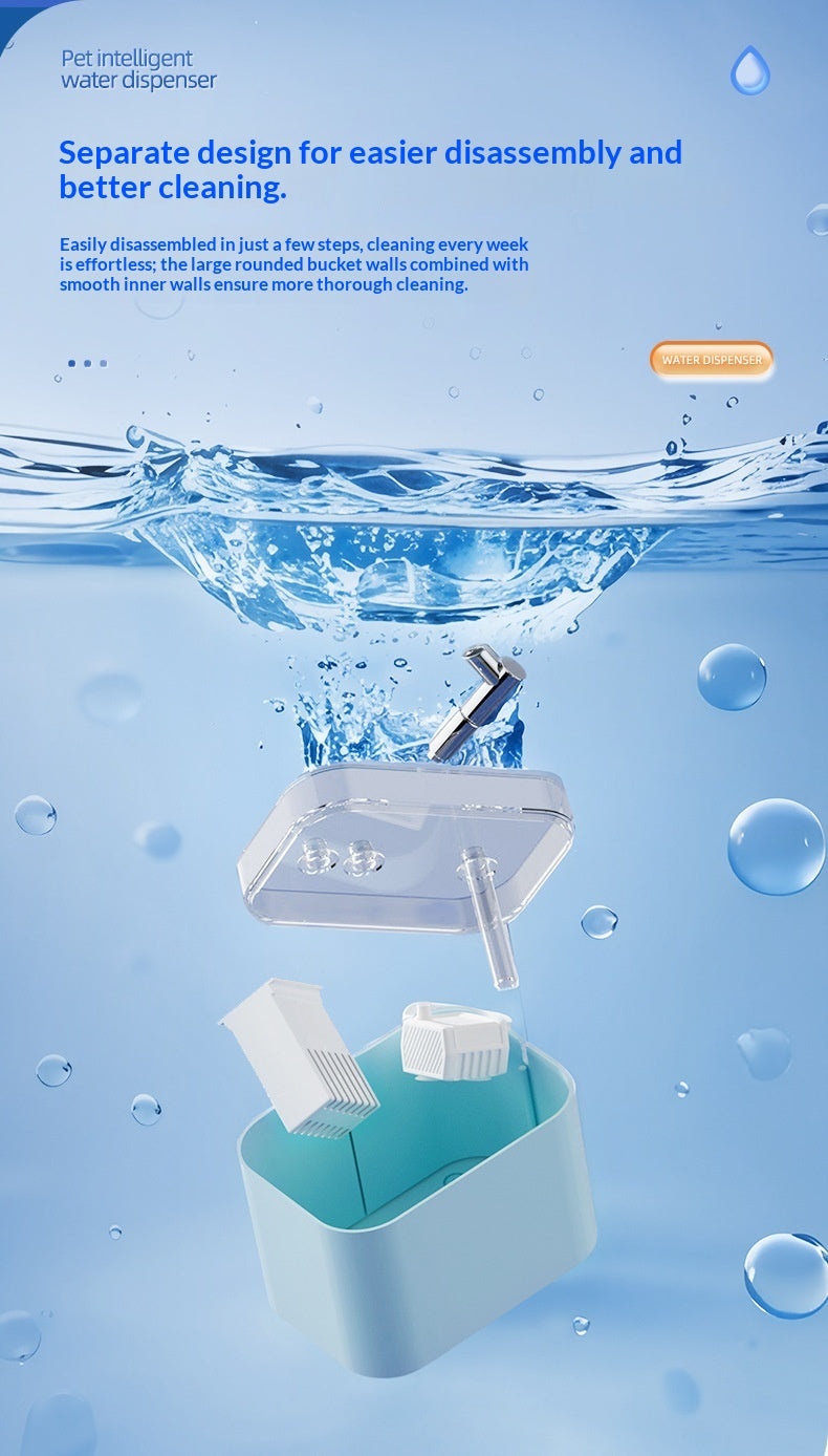 Fontaine d'eau pour animaux filtrant automatique