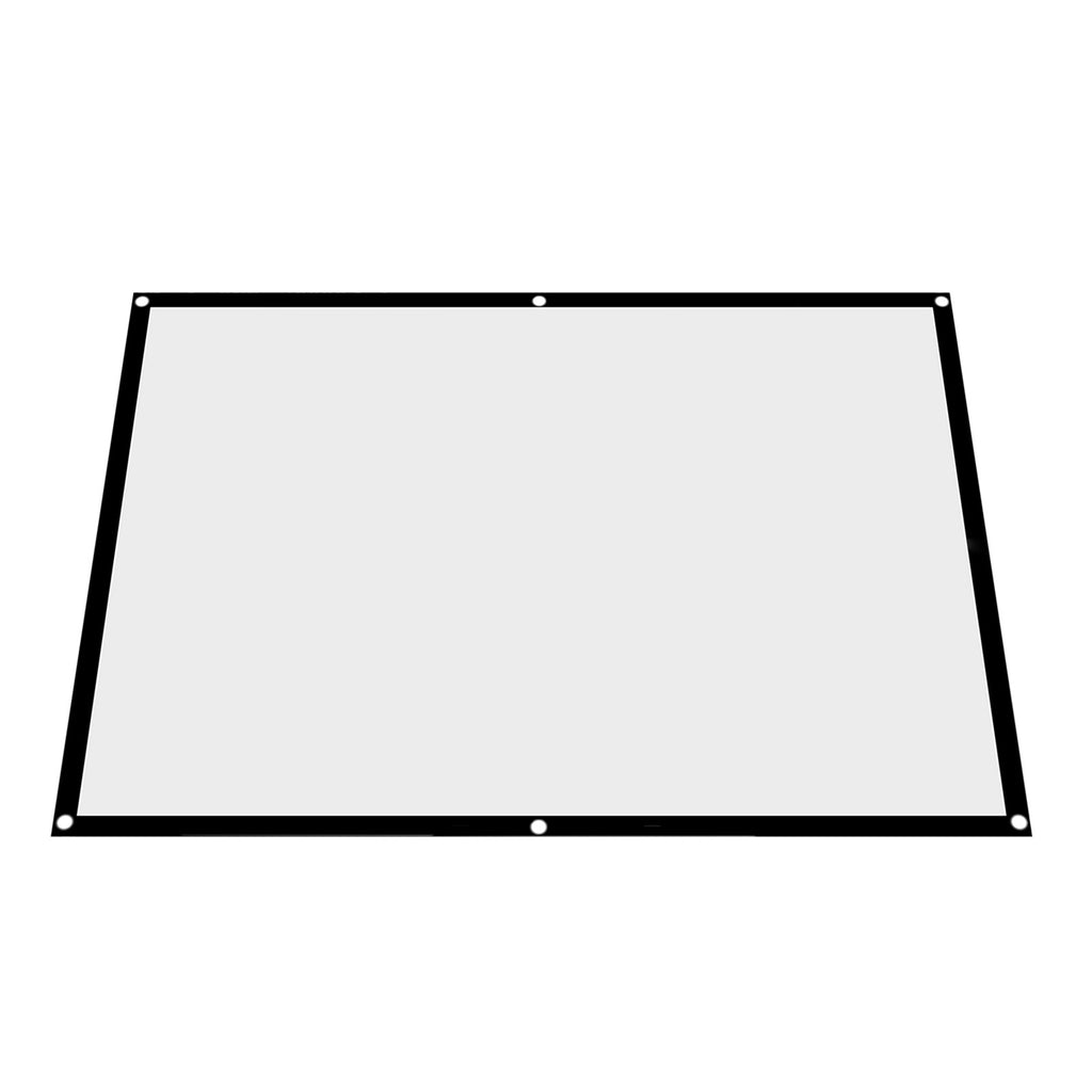 Écran de projection du rideau de projecteur blanc de NON pliable portatif 1pc 4:3 (100pouces)