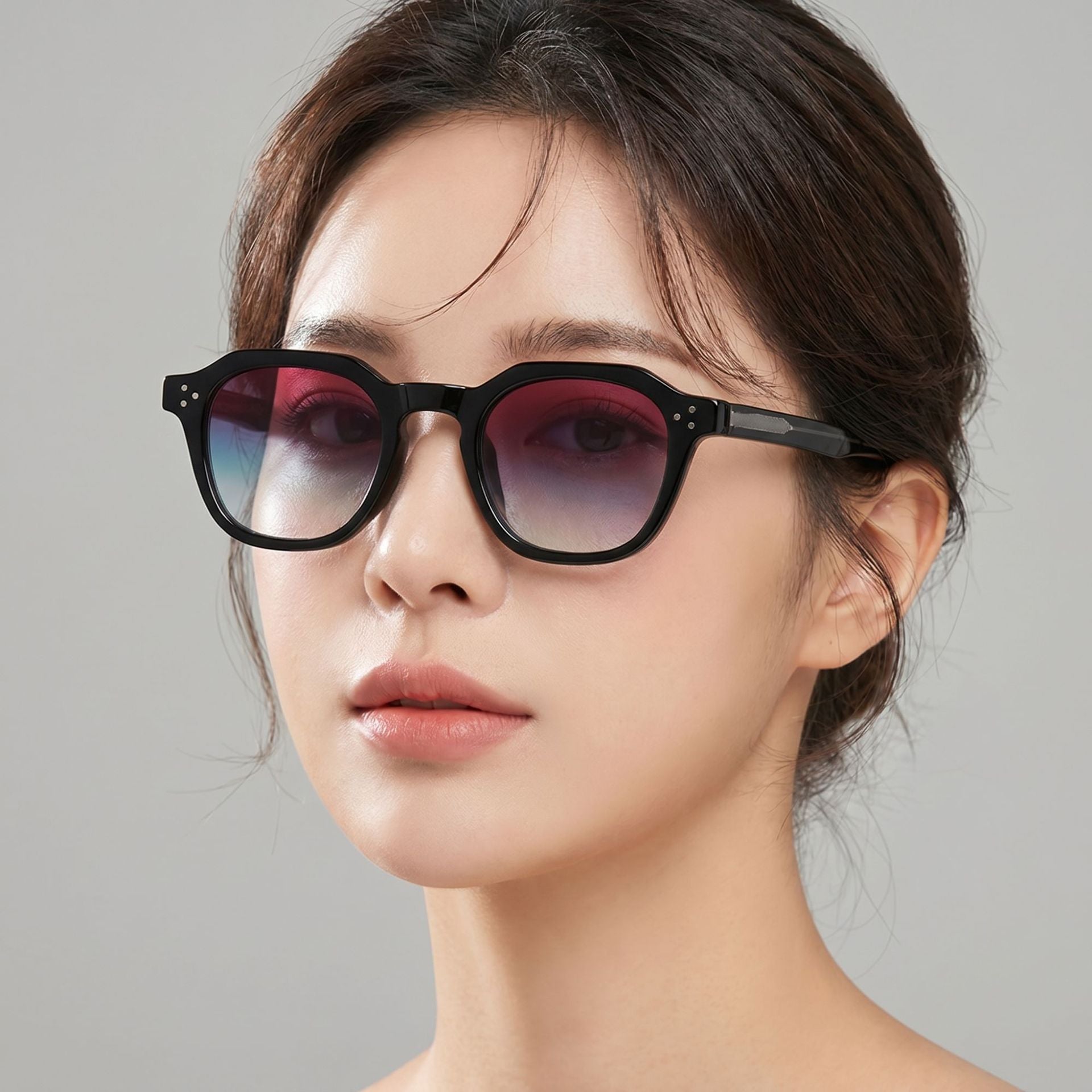 Lunettes de soleil rétro UVprotectives avec un style européen et américain distinctif