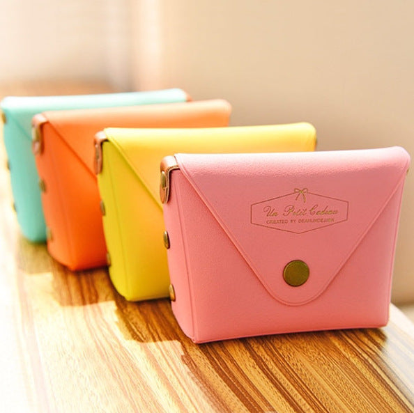 Jolie couleur de couleur de couleur cas Macaron Coin Purse