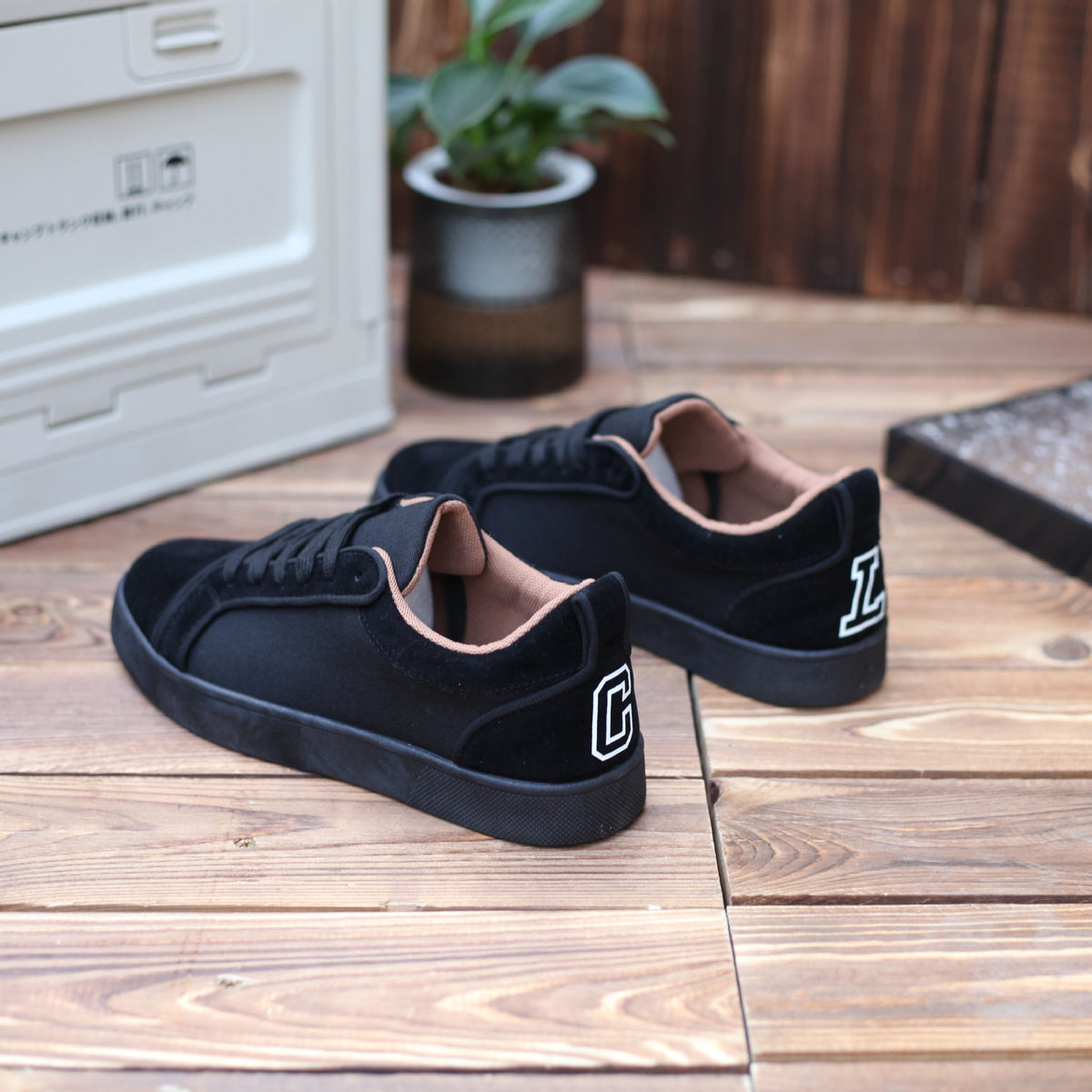 Rouge fond hommes sneakers toile de sport respirable