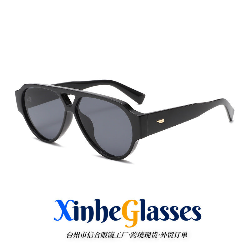 3635 Lunettes de soleil de mode Aviator surdimensionnées pour Amazon Tk crossborder Business EU US Market