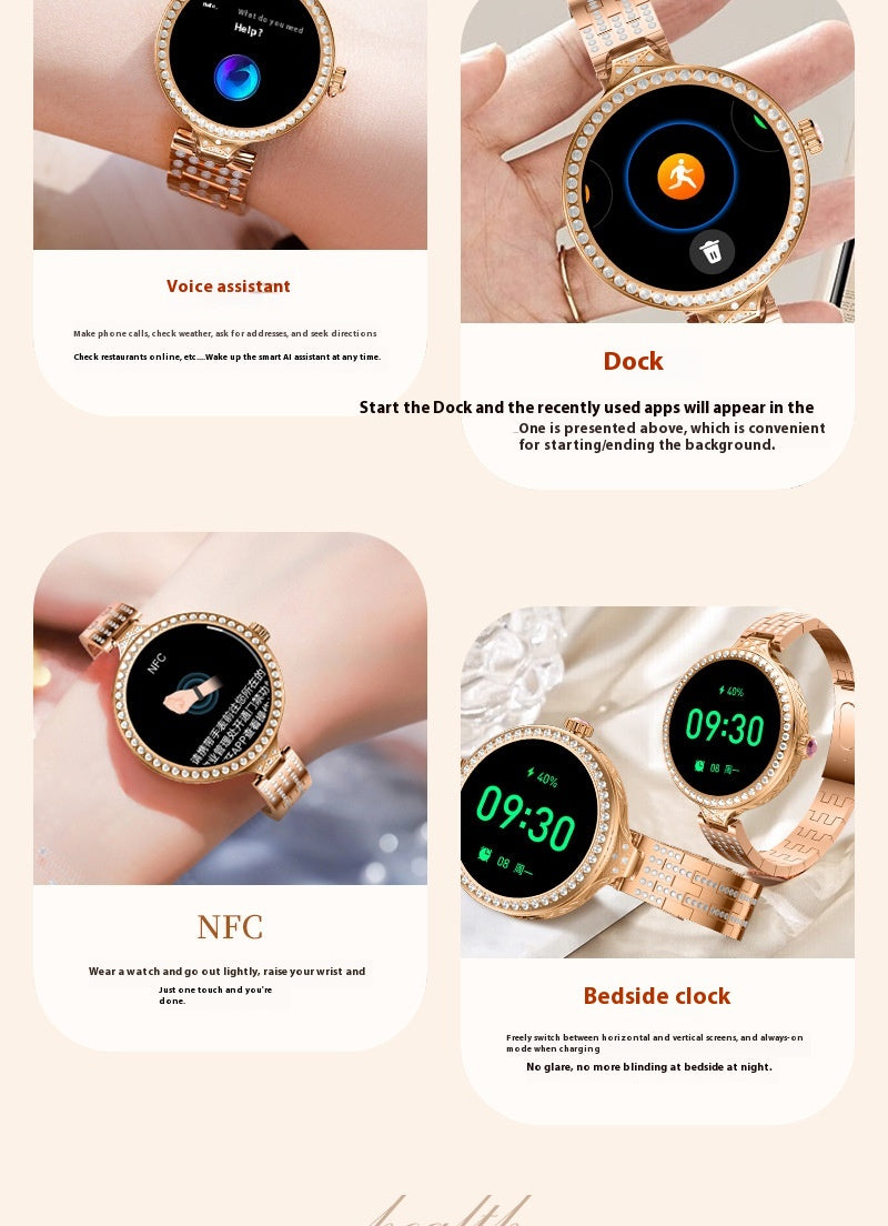 Surveillance de la santé Sports Record Women's Smart Watch