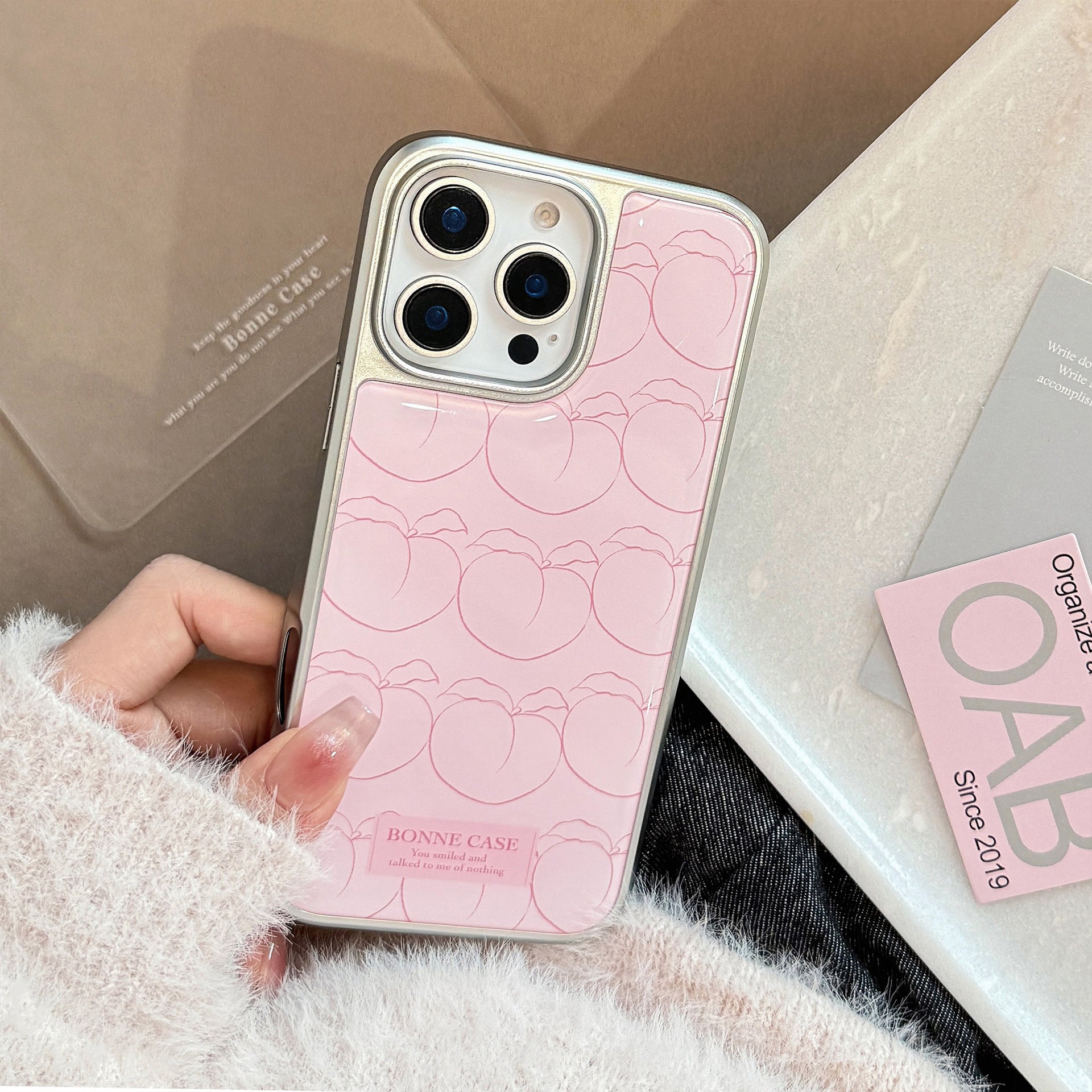 Étui téléphonique tout compris pour la ligne Peach Epoxy