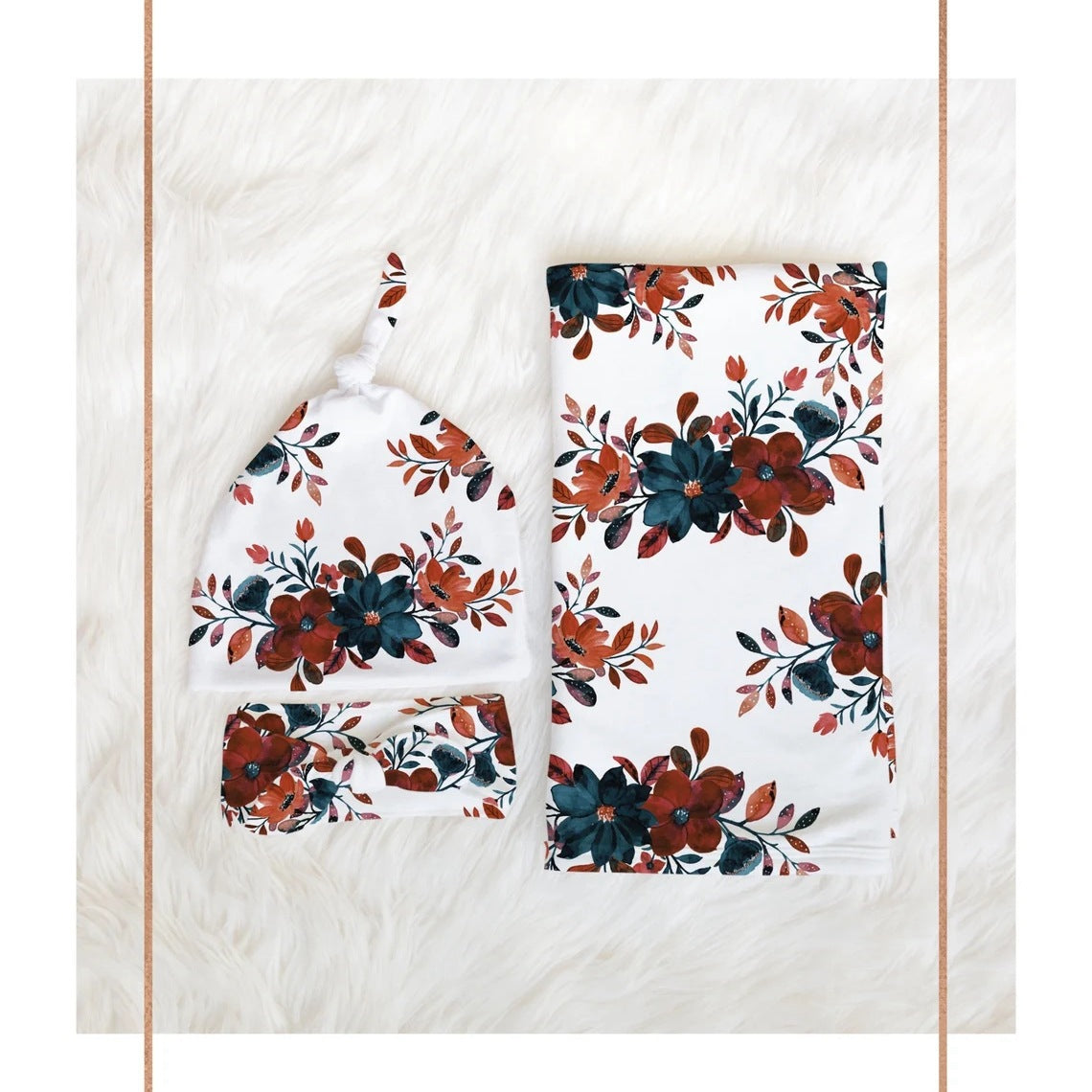 Cape fœtale et ceinture de cheveux en 3 parties