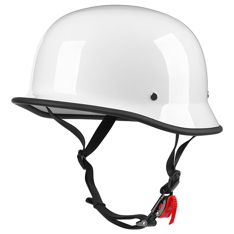 Moto Unisex Demi casque mat noir