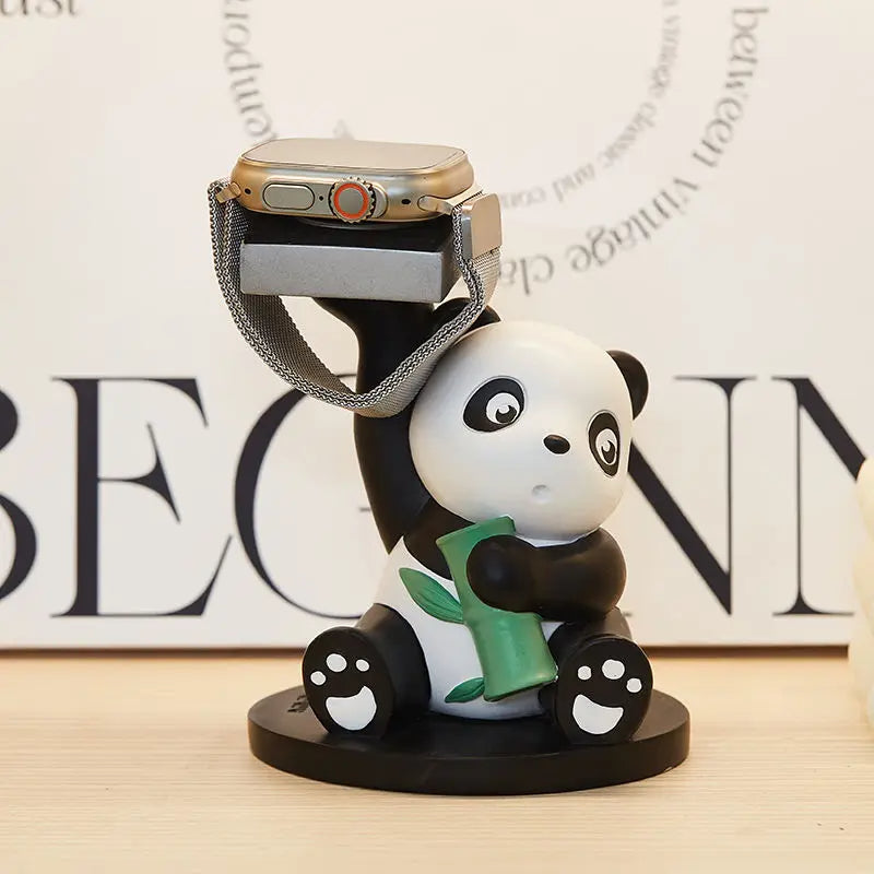 Mignon porte-téléphone Panda petits ornements