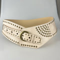 Rivet Punk large ceinture mode et polyvalent style vintage