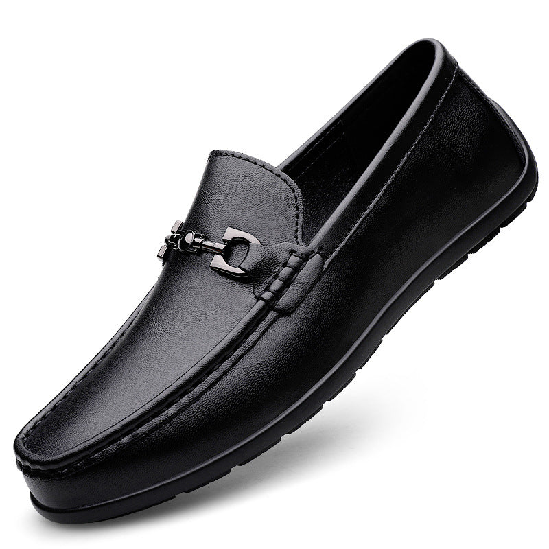 Mocassins occasionnels moussolés de vache pour hommes