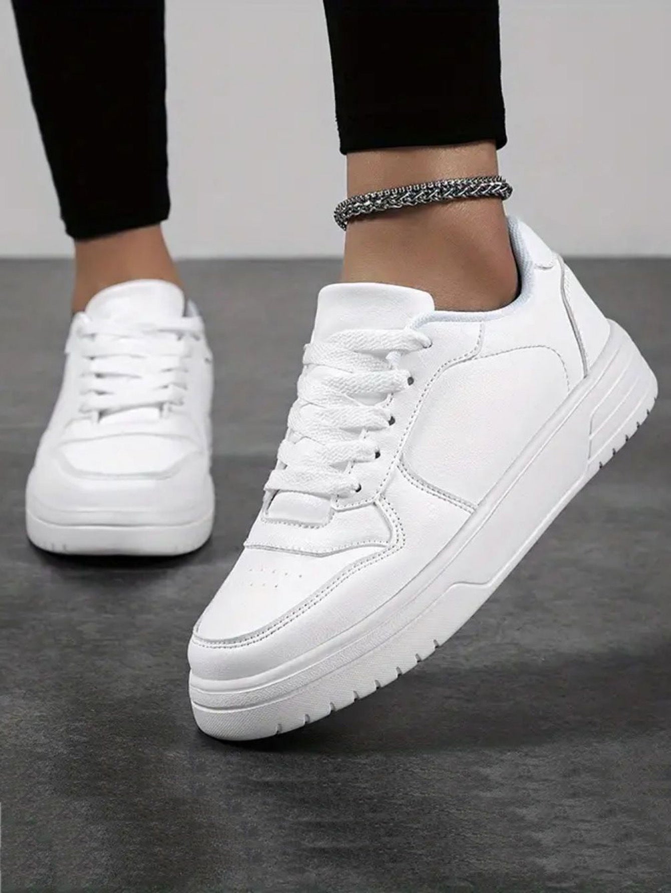 Débutant Hommes Chaussures Sneakers Hommes Cuir Haut Respirant Sports Chaussures Casual