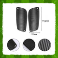 2 paires de soccer Shin garde avec un look fibre de carbone