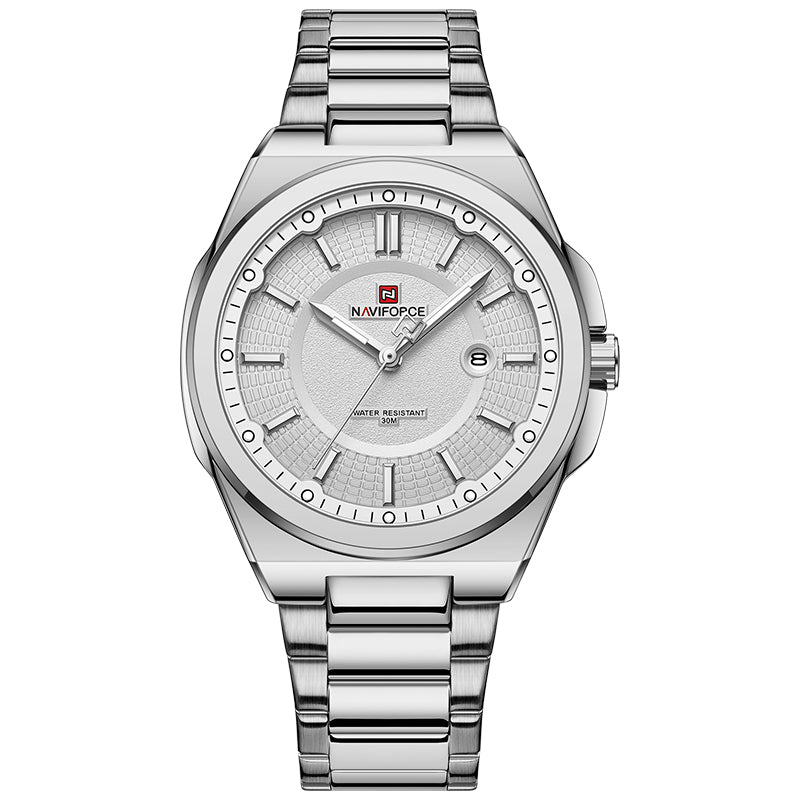 Elegant and simple steel watch for men