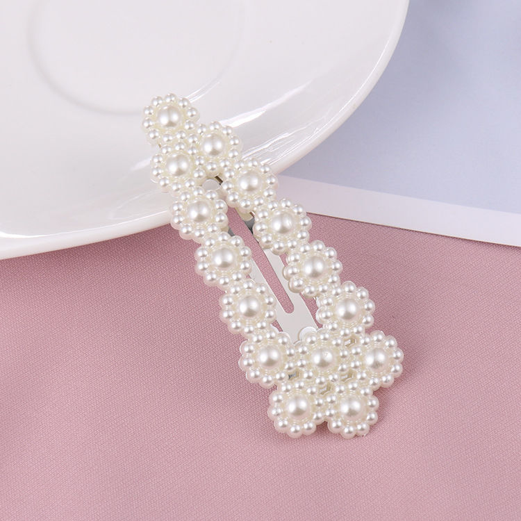 Pearl Hairpin Bangs Bijoux cheveux Tendance Lady Temperament