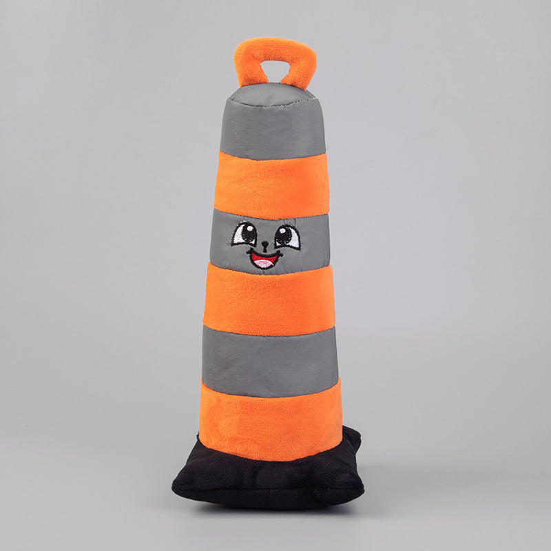 Pet Roadblock Jouet en peluche de chien résistant à l'agilité