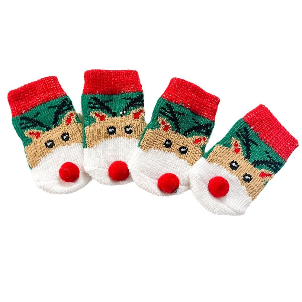 Chaussettes pour chiens de Noël