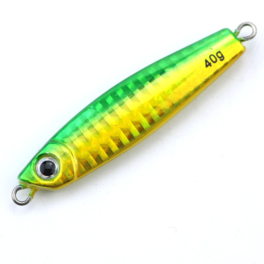 Petit Ke lourd Shore fonte plaque de fer Lure long cast le plomb poisson bionic appât