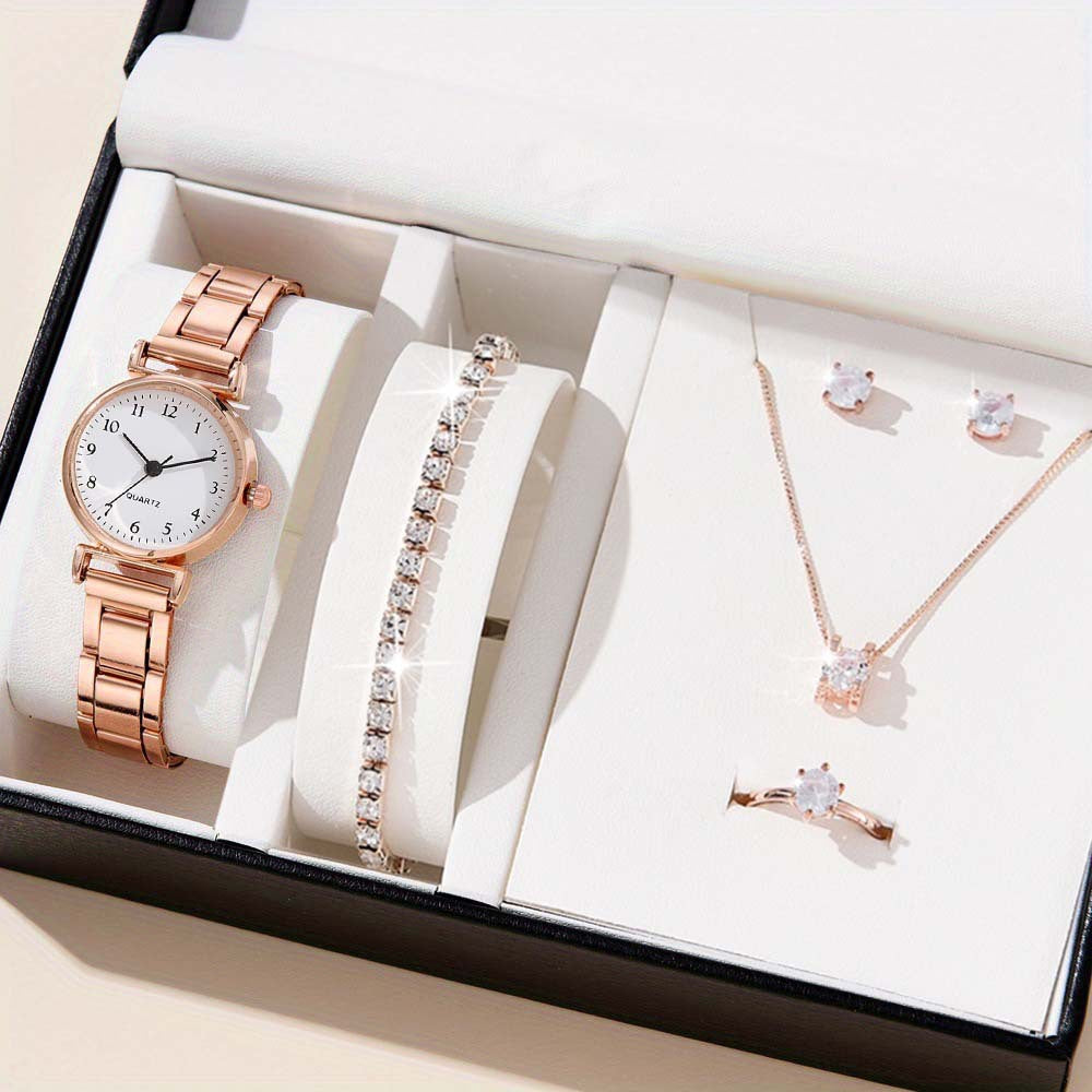 Montre à quartz romaine carrée en alliage pour femmes