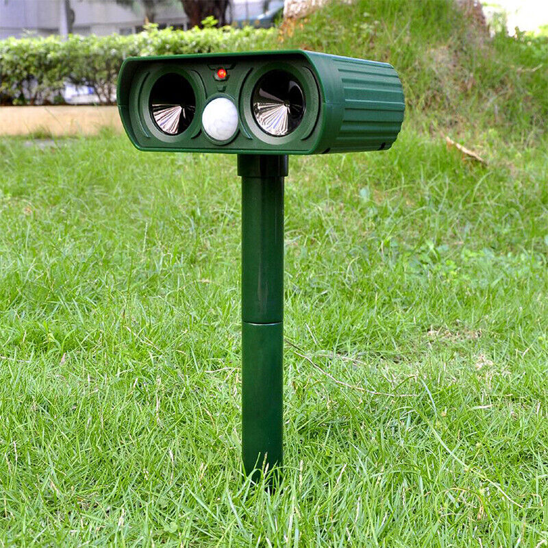 Électronique solaire chat chien Repeller Fox Pest Repeller Deterrent Repeller Garden UK