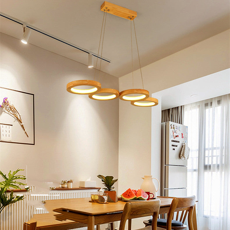 Cercle de pendentif en bois massif simplicité
