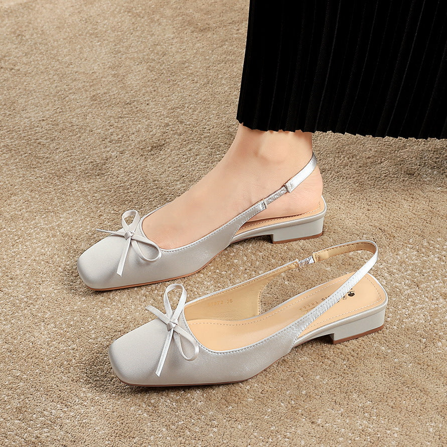 Chaussures casuales pour femmes à nœuds arc-en-ciel