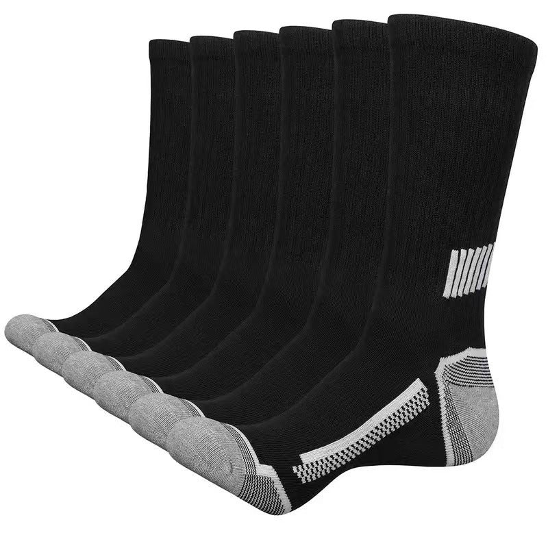 Basketball simple pour hommes Chaussettes mi-calf