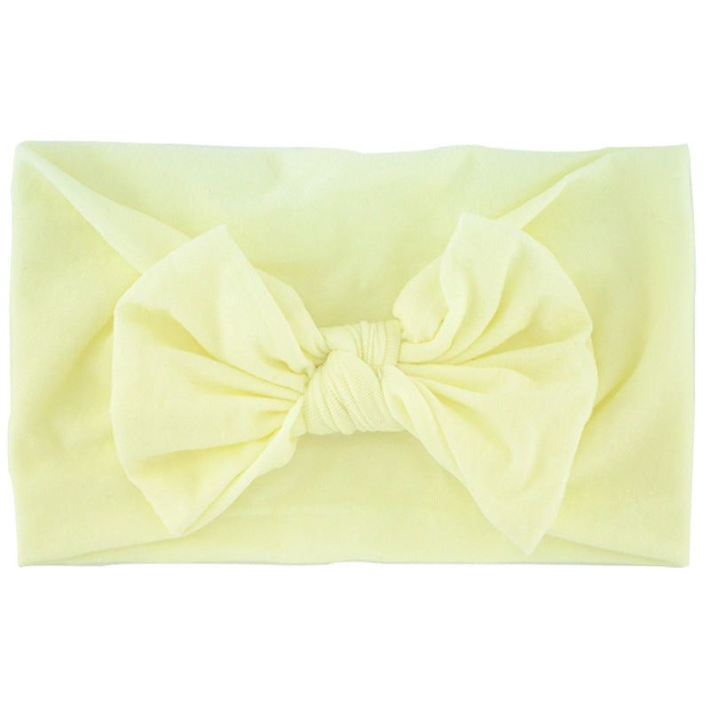 Bandes de tête Super Stretchy Soft Knot avec arcs de cheveux Tête Wrap Accessoires de cheveux pour nouveau-né B