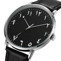 Montre numérique arabe ultra-mince Un Minimalist Vintage Montre unisexe