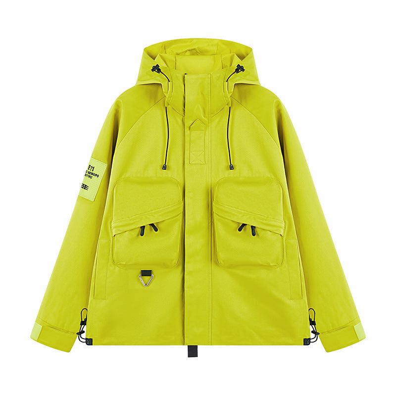 Hommes Vêtements de travail de plein air Veste de brise-vent polyvalente Casual