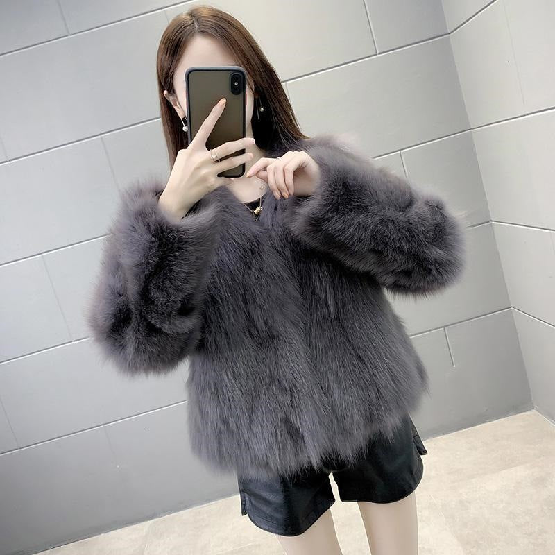 Manteau de laine courte d'hiver pour femmes