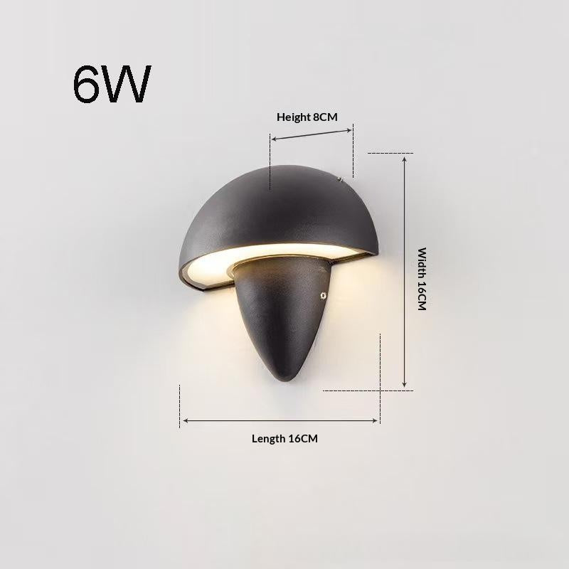 Lampe murale à LED moderne à l'extérieur simple et étanche