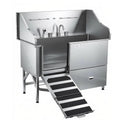 Station de lavage des chiens en acier inoxydable